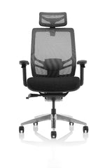 Ergo Click Black Fabric Seat and Mesh Back Operator Office Chair