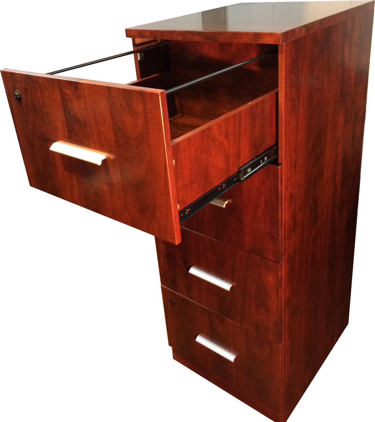 High Quality Mahogany 4 Drawer Filing Cabinet Senato DES-802-4D-FIL