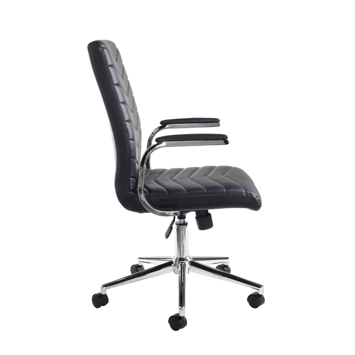 Martinez Black Faux Leather Office Chair