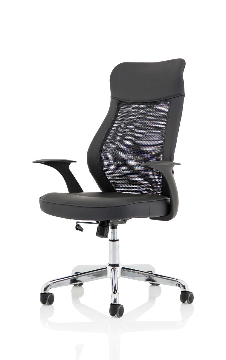 Baye Mesh Back and Faux Leather Seat Office Chair