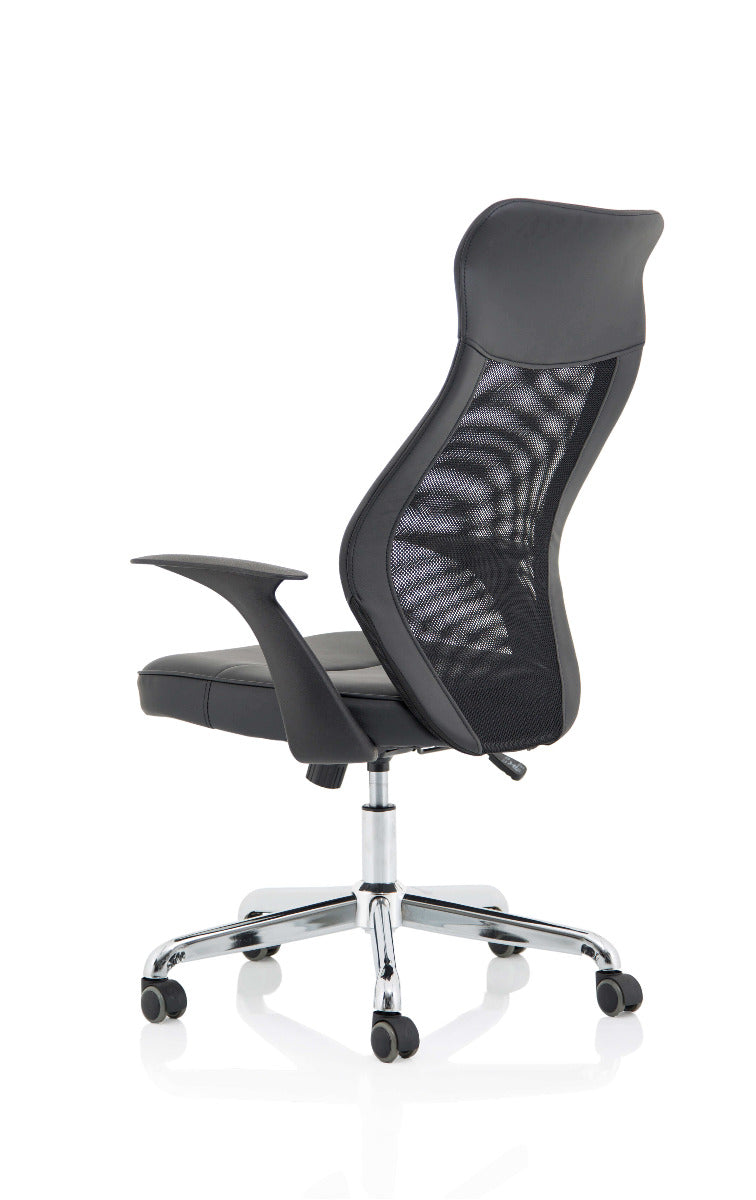 Baye Mesh Back and Faux Leather Seat Office Chair