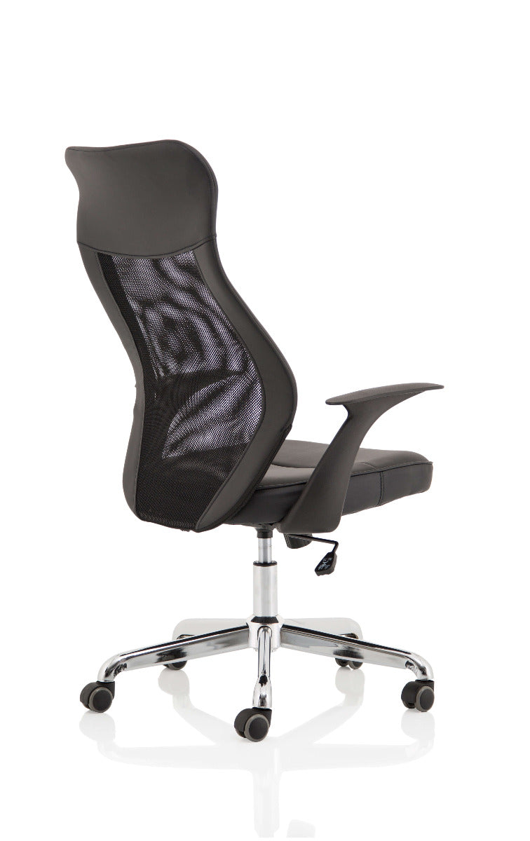 Baye Mesh Back and Faux Leather Seat Office Chair