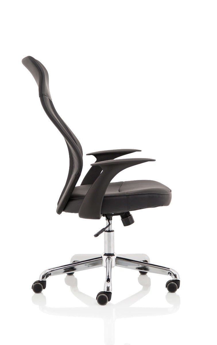 Baye Mesh Back and Faux Leather Seat Office Chair