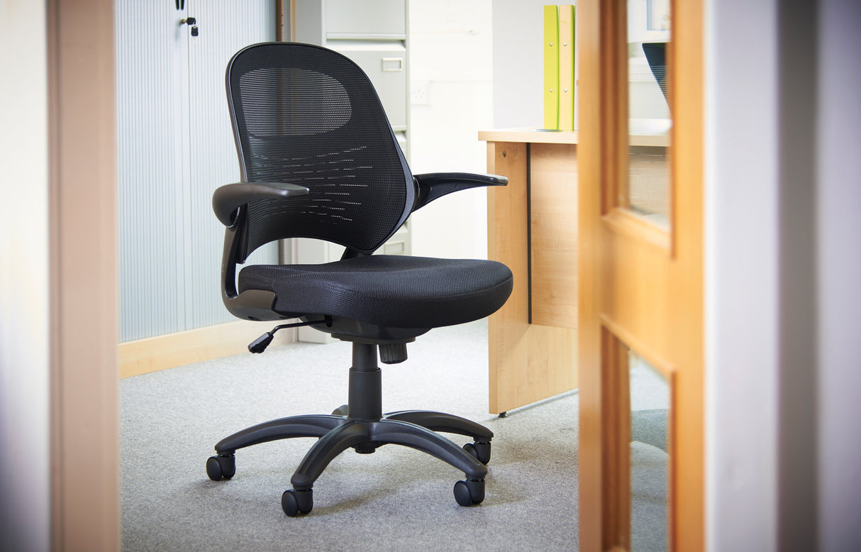 Orion Black Mesh Operators Office Chair