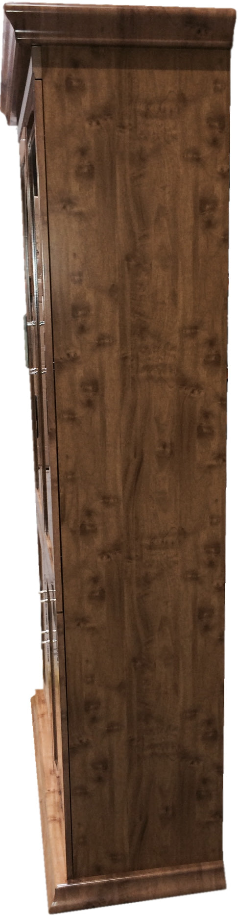 Yew Luxury Bookcase 2 Doors Wide DES-1862A-2DR
