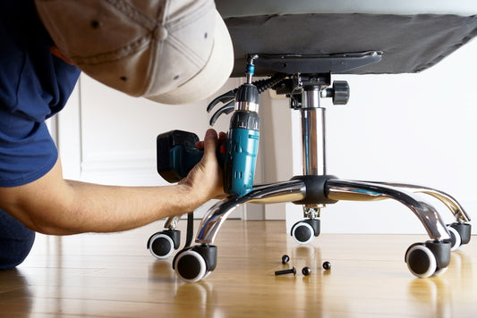 How to dismantle an office chair