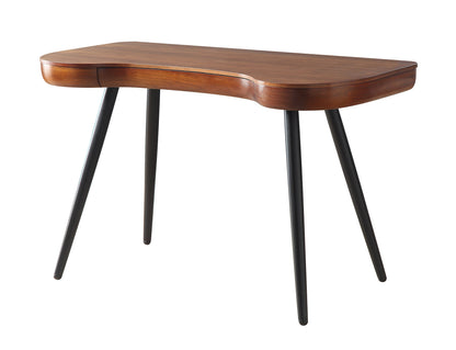 Contemporary Quality Home Office Desk in Walnut Veneer - 1200mm - PC714