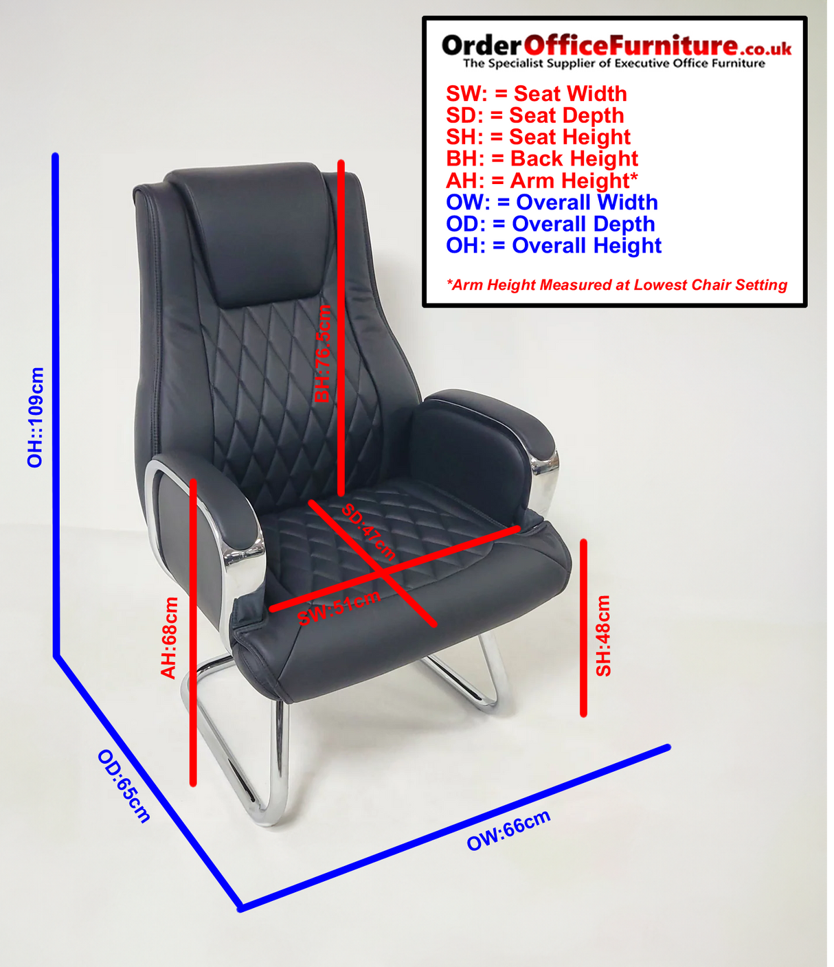 Heavy Duty Modern Beige Leather Visitor Chair with Chrome Arms - CHA-1202C