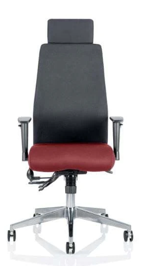 Onyx Fabric Ergonomic Posture Office Chair - Recommended by Leading UK Chiropractor Doctor