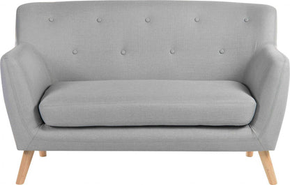 Classy Grey Fabric Sofa with Wooden Legs - One, Two or Three Seat Available