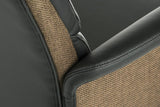Mid Century Style Medium Back Leather Visitor Chair - Black or Cream Option - ELEGANCE-VISITOR