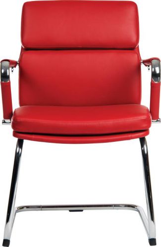 Soft Padded Eames Style Visitor Office Chair - Black, Red or White Option - DECO-VISITOR