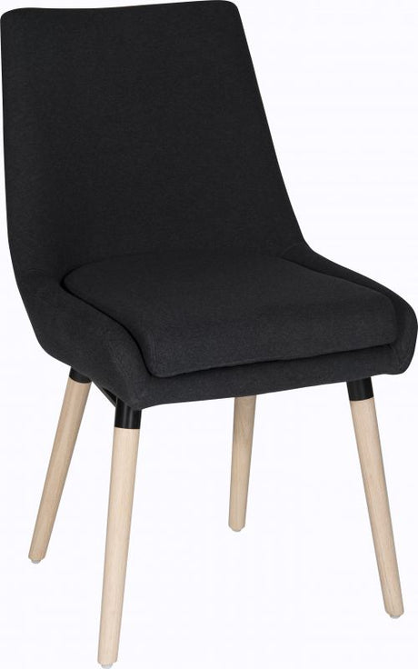 Modern Fabric Meeting Reception Room Chair - Plum or Graphite Option - WELCOME-RECEPTION