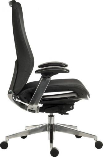 Luxury Mesh Executive Office Chair - Black or White Frame Option - QUANTUM