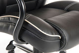 Heavy Duty Bonded Leather Office Chair - Black, Cream or Grey Option - GOLIATH-DUO