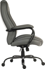 Heavy Duty Bonded Leather Office Chair - Black, Cream or Grey Option - GOLIATH-DUO