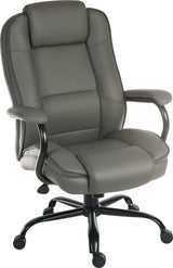 Heavy Duty Bonded Leather Office Chair - Black, Cream or Grey Option - GOLIATH-DUO