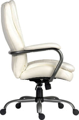 Heavy Duty Bonded Leather Office Chair - Black or White Option - GOLIATH