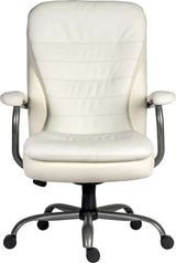 Heavy Duty Bonded Leather Office Chair - Black or White Option - GOLIATH