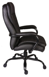 Heavy Duty Bonded Leather Office Chair - Black or White Option - GOLIATH