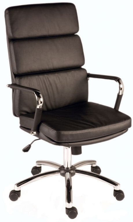 Soft Padded Eames Style Office Chair - Black, Brown, Red or White Option - DECO