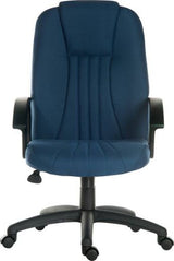 Fabric Executive Office Chair - Blue, Burgundy or Charcoal Option - CITY-FABRIC
