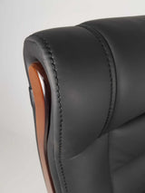 Luxury Black Leather Executive Office Chair CHA-1832AB