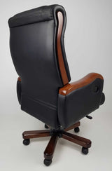 Luxury Black Leather Executive Office Chair CHA-1832AB