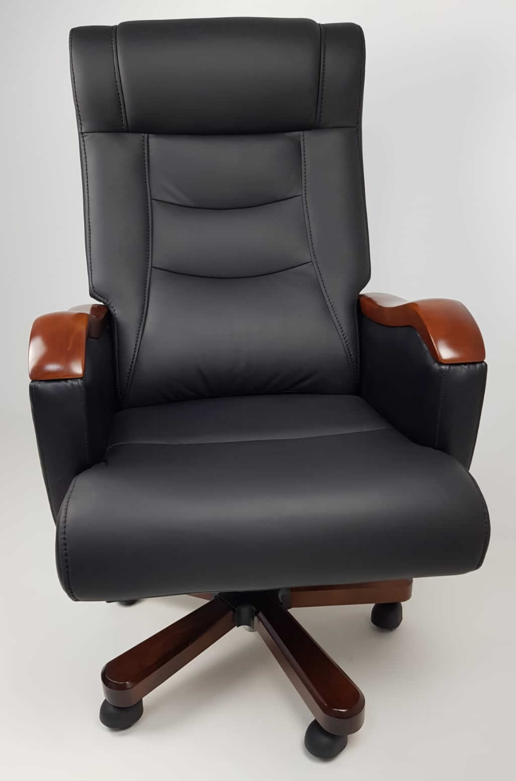 Luxury Black Leather Executive Office Chair CHA-1832AB