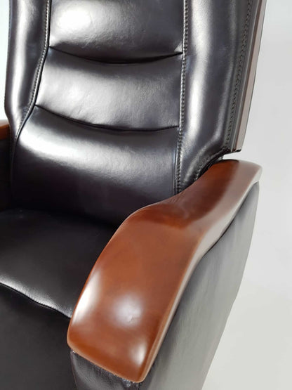 Luxury Brown Leather Executive Office Chair - 1832A
