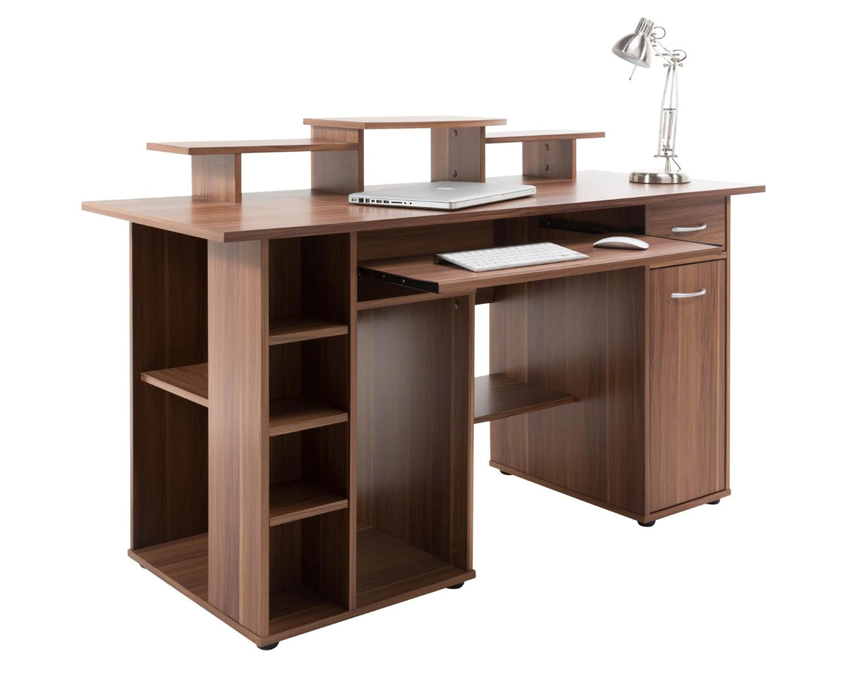 San Diego Home Office Desk - Beech, Walnut or White Option