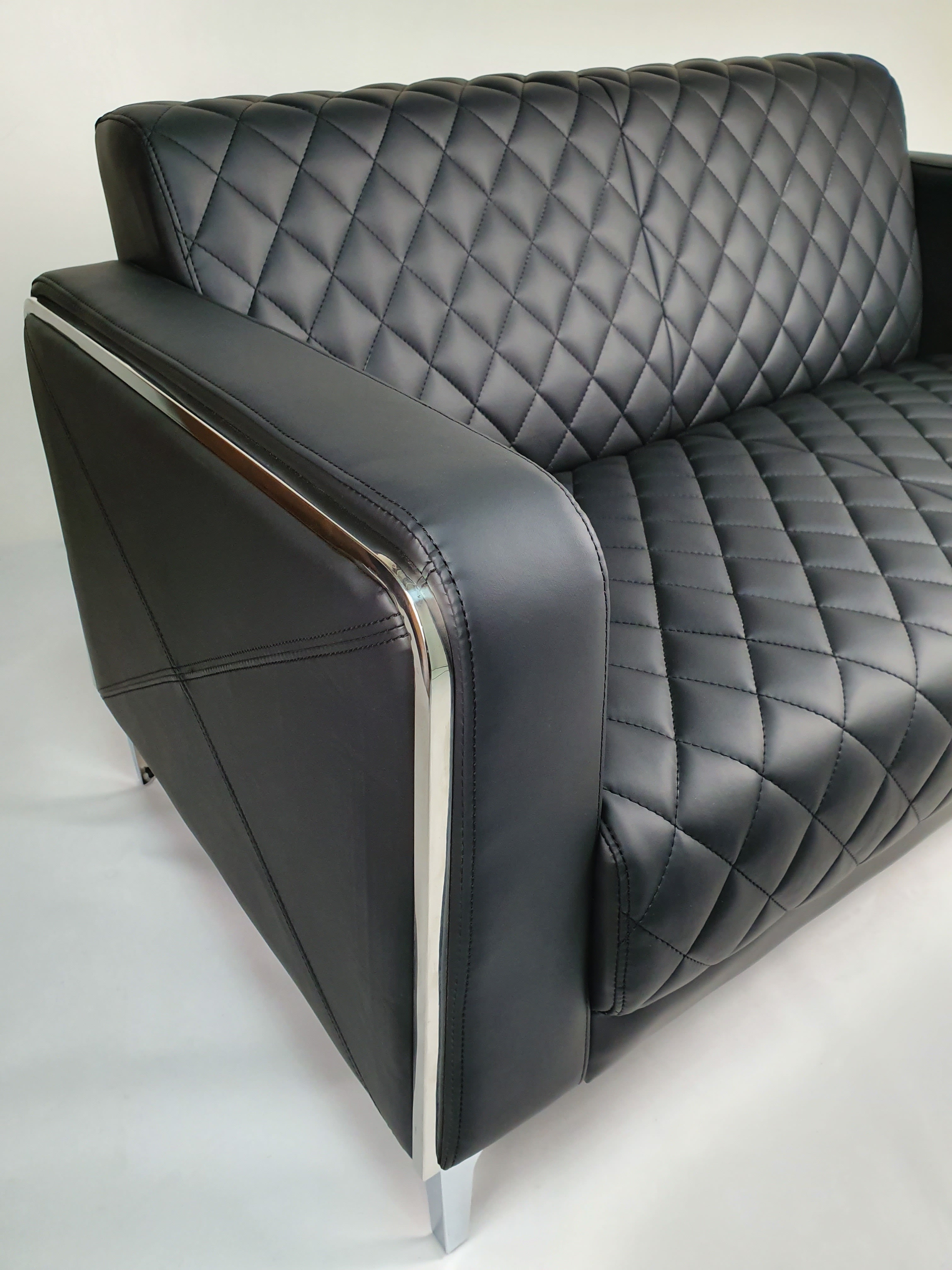 Black sofa clearance for office