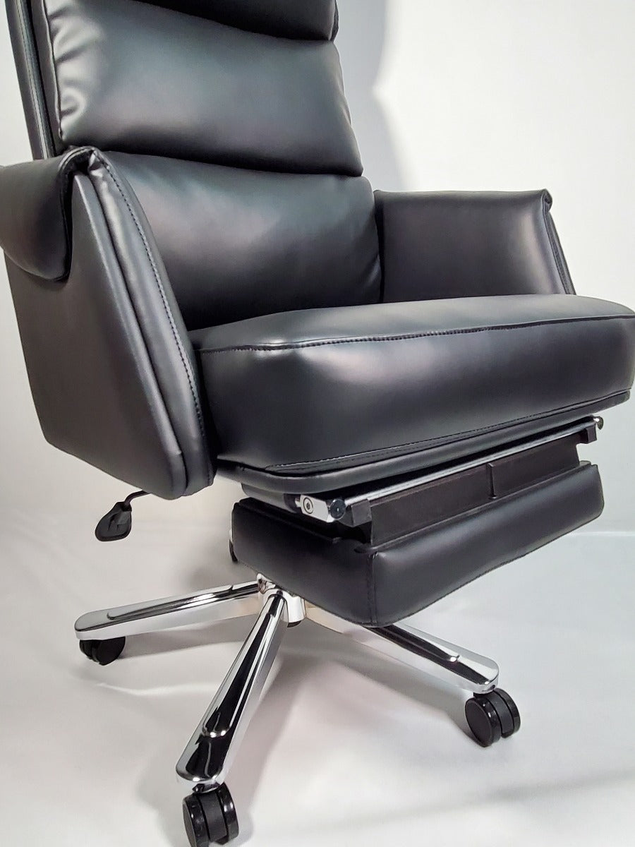 Executive office 2024 chair with footrest