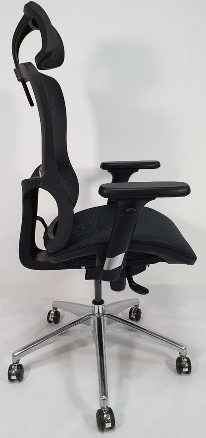 Black Mesh Ergonomic Office Chair - UG-A8