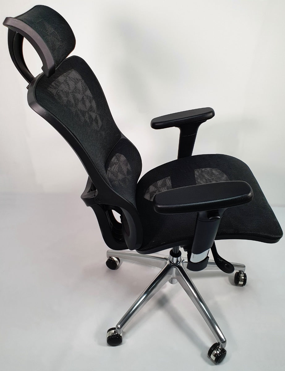 Black Mesh Ergonomic Office Chair - UG-A8