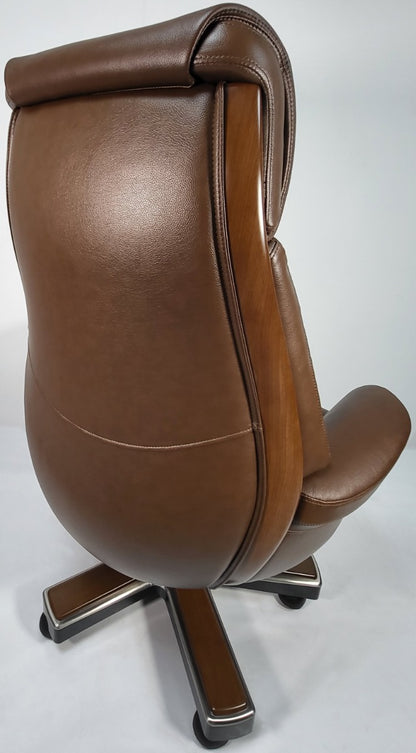 Brown Leather Luxury Executive Office Chair -  YS1505A