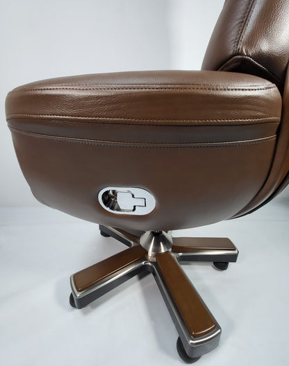 Brown Leather Luxury Executive Office Chair -  YS1505A
