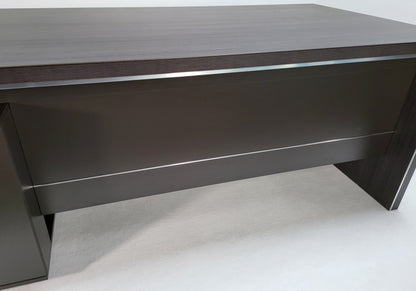 Stylish Grey Oak Corner Executive Office Desk - 1600mm, 1800mm, 2000mm - DG07-04