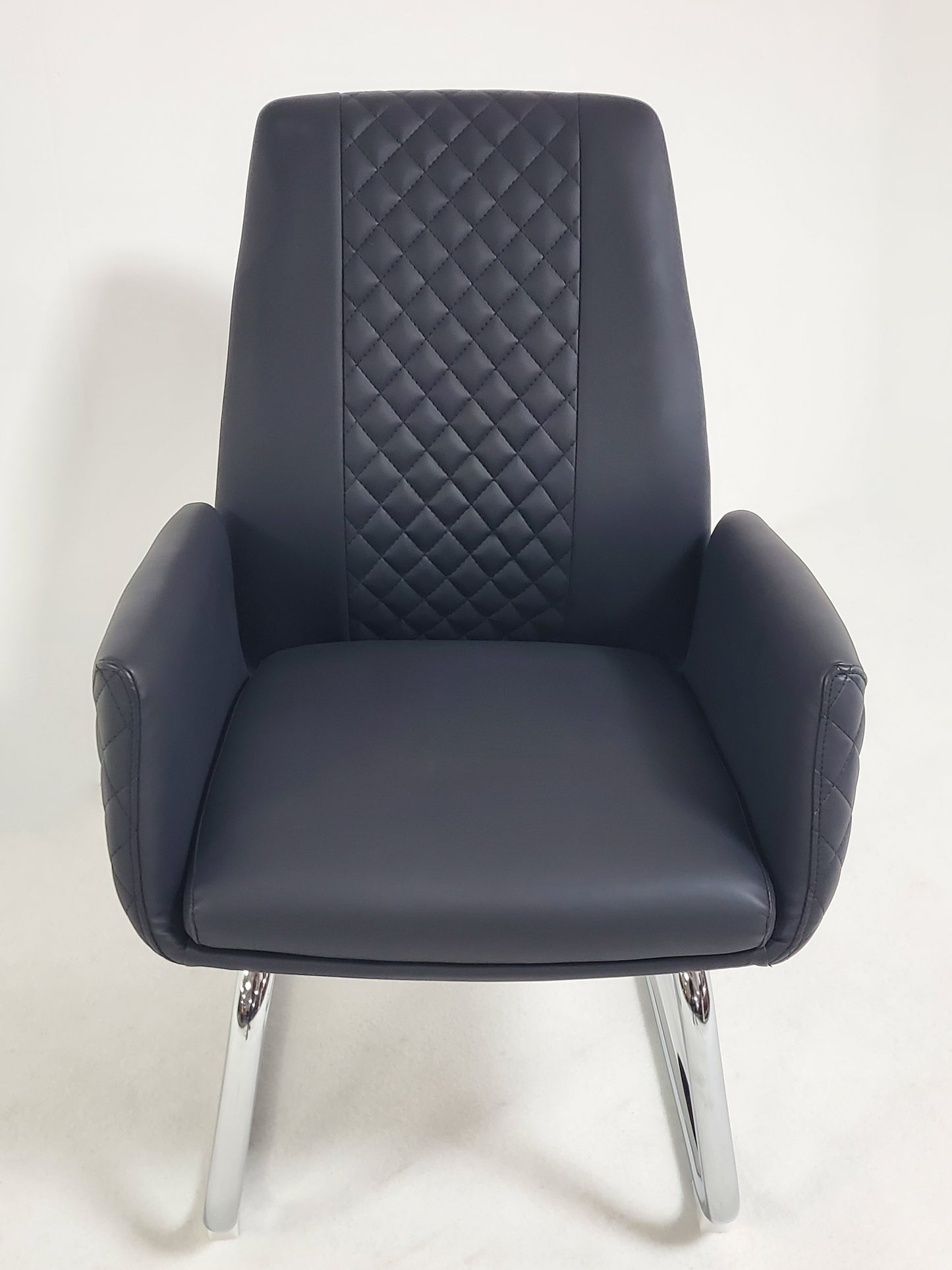 Modern Black Leather Meeting Room Chair - DL205C