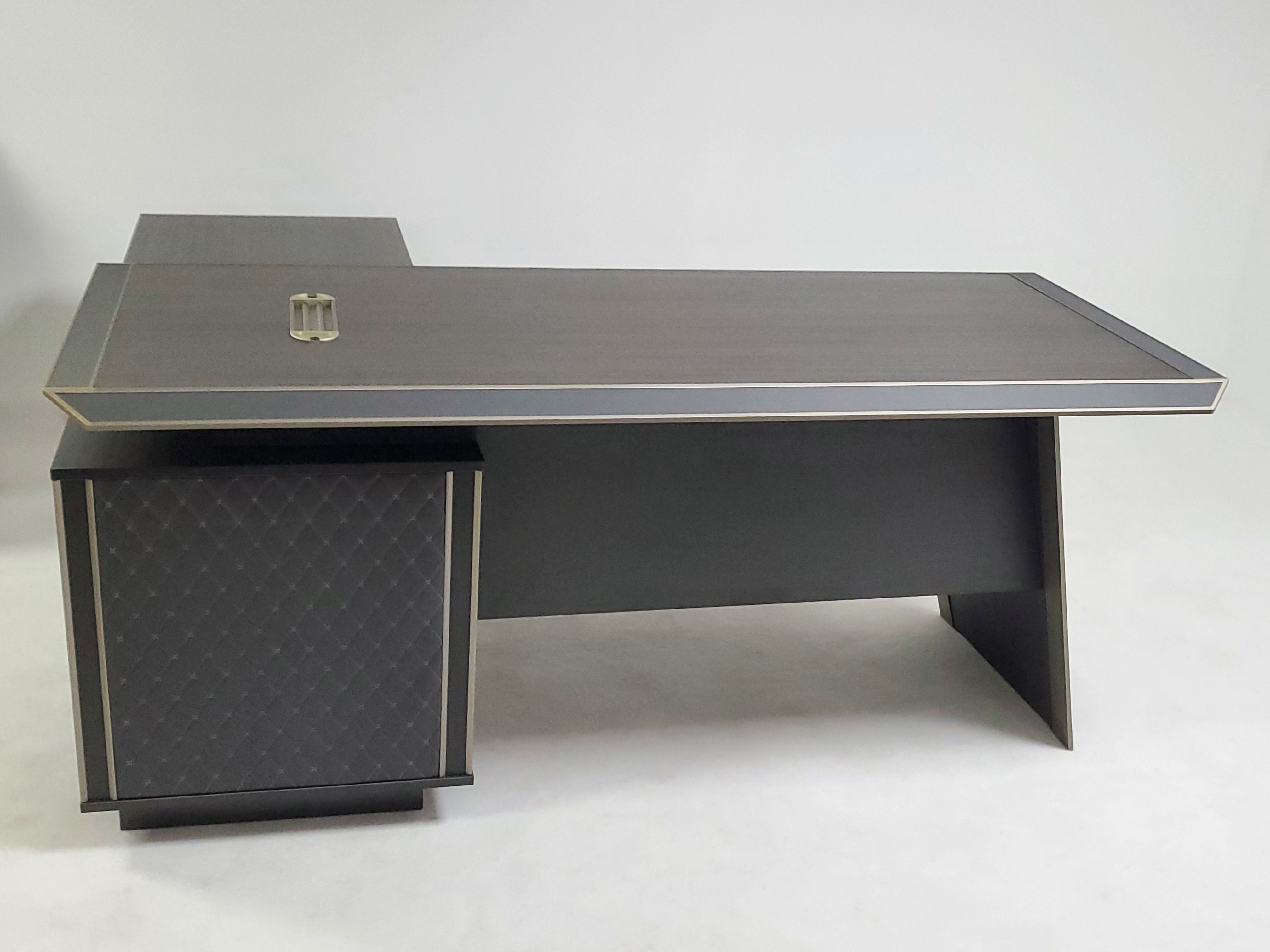 Modern Corner Executive Office Desk with Bevelled Design - 2000mm - TUT-01
