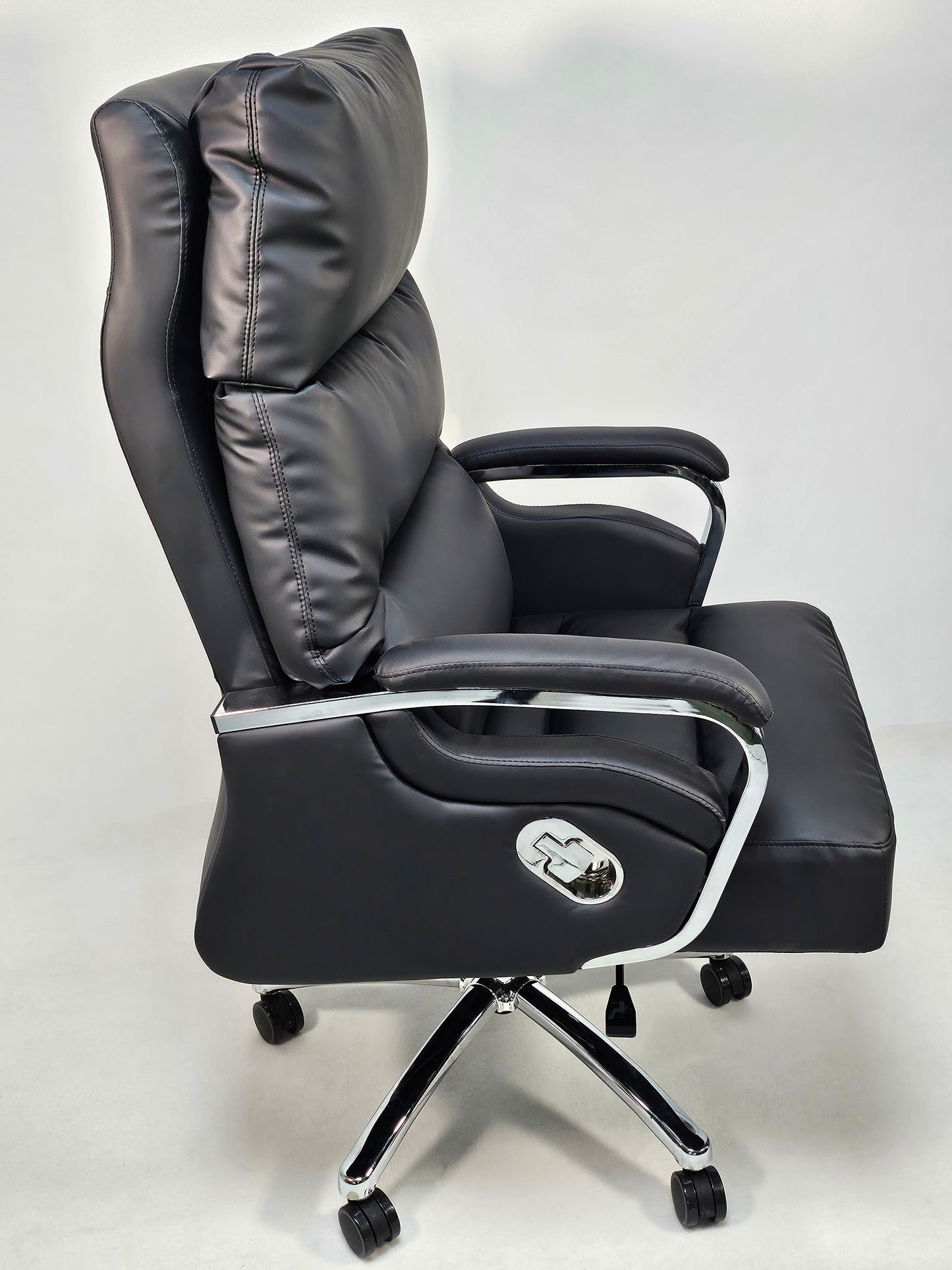 Modern Reclining Black Leather High Back Executive Office Chair - HB-263A