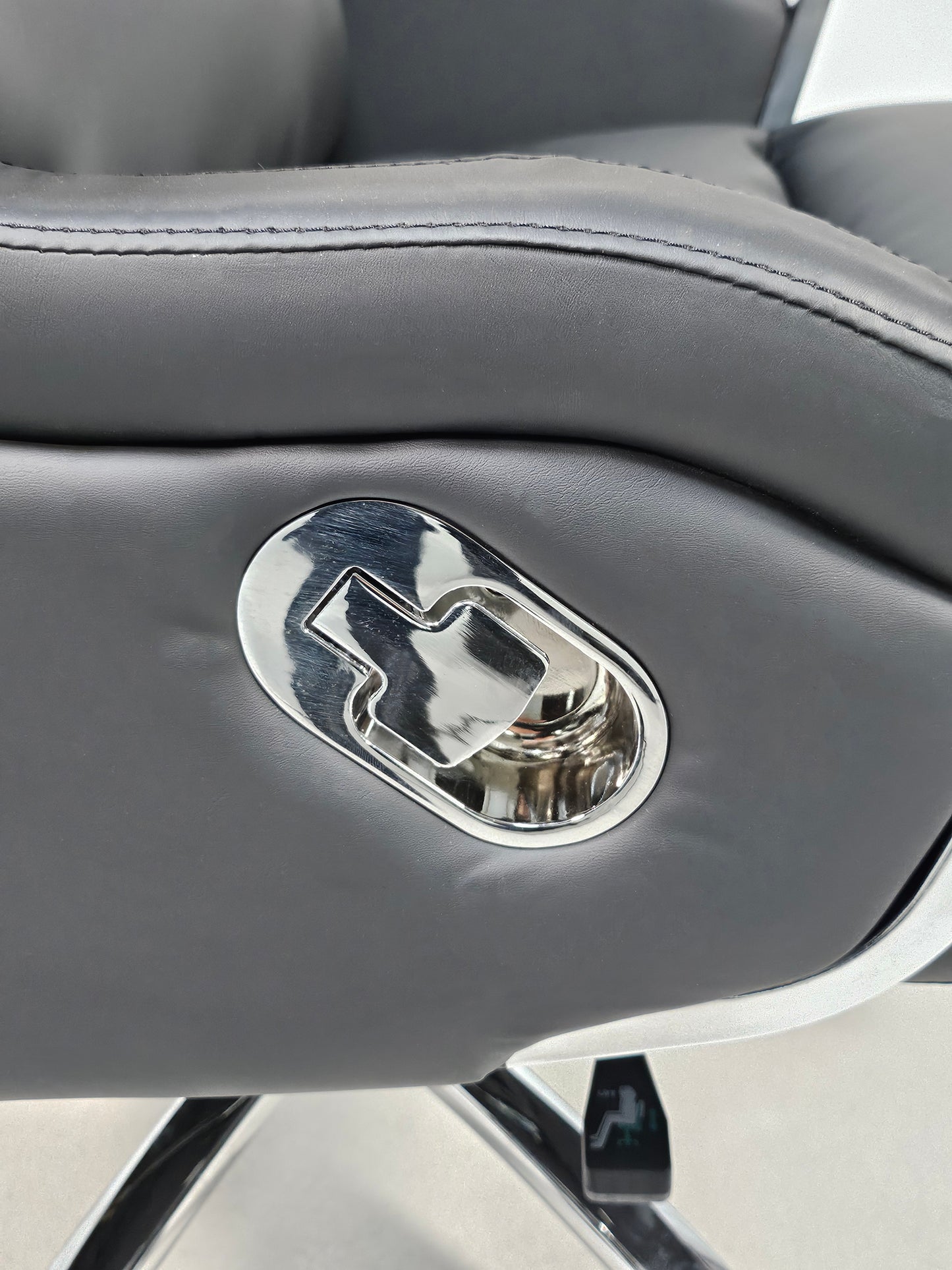 Modern Reclining Black Leather High Back Executive Office Chair - HB-263A