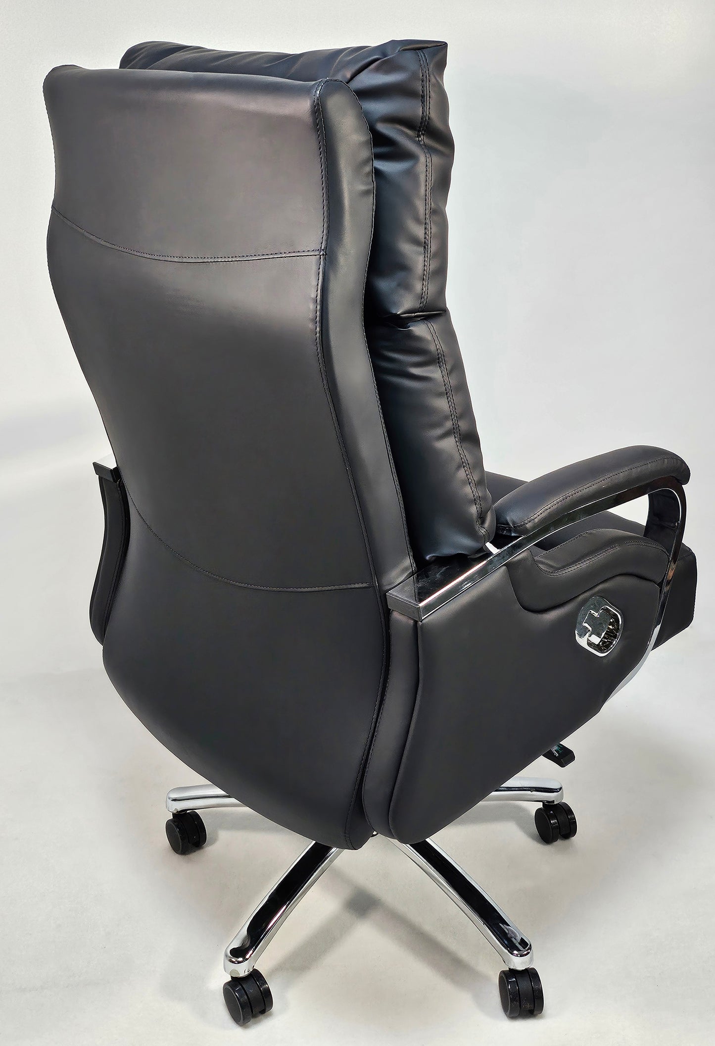 Modern Reclining Black Leather High Back Executive Office Chair - HB-263A