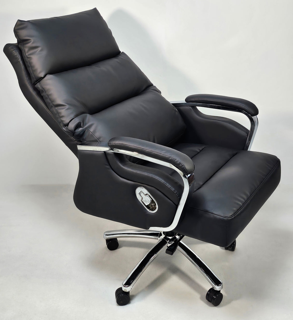 Modern Reclining Black Leather High Back Executive Office Chair - HB-263A