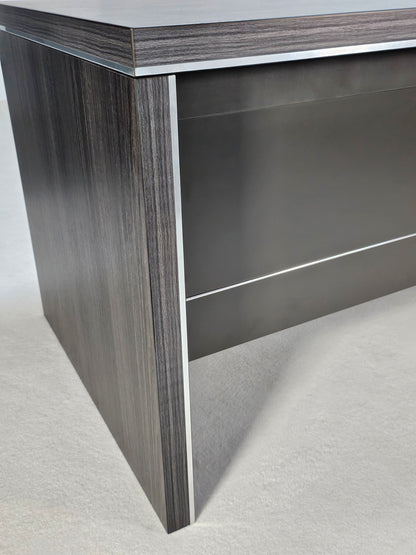 Stylish Grey Oak Corner Executive Office Desk - 1600mm, 1800mm, 2000mm - DG07-26