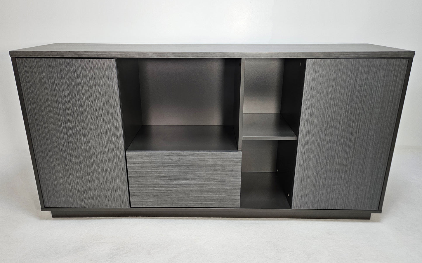 Modern Grey Oak Executive Cupboard - 1600mm - WKO-S0116