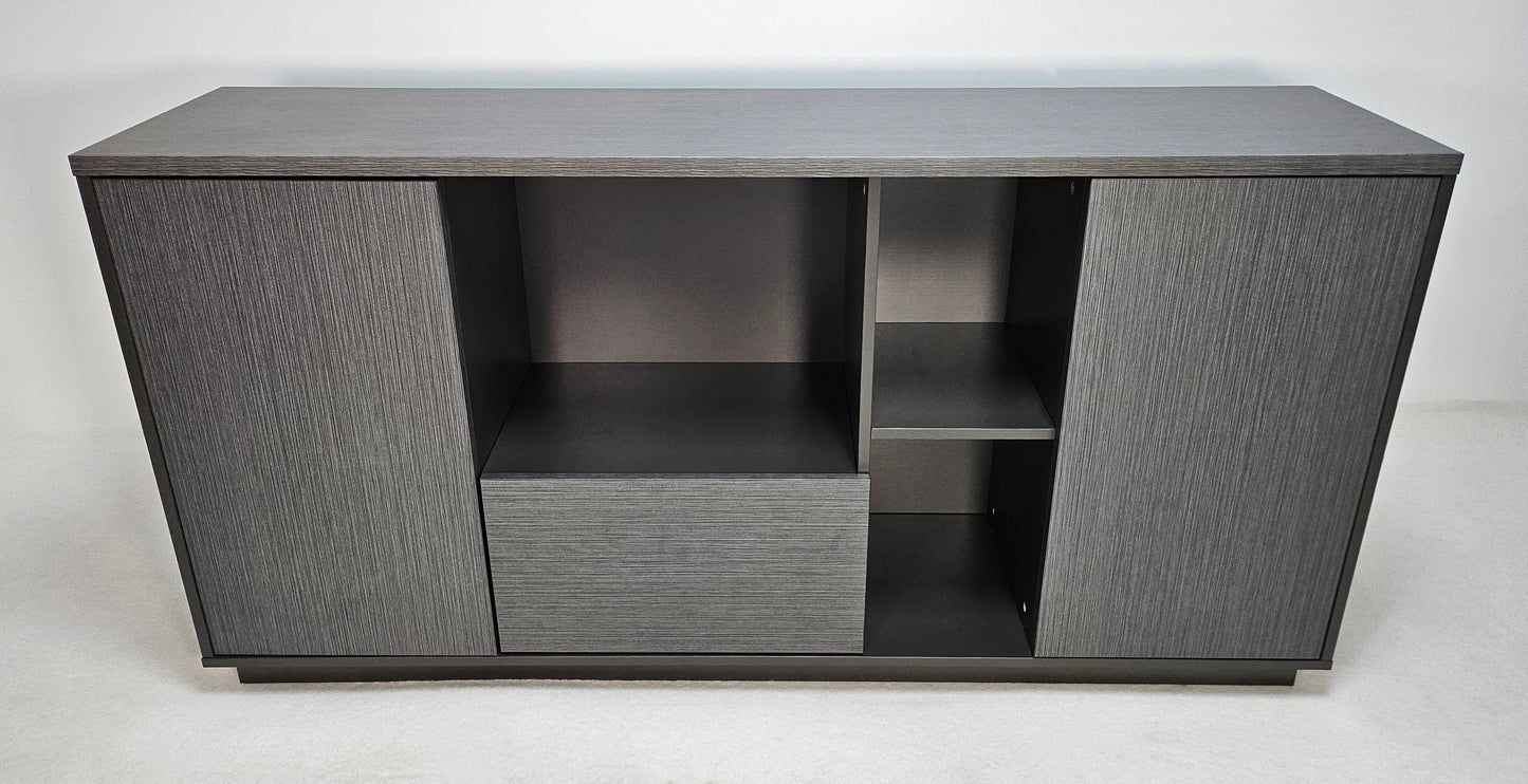 Modern Grey Oak Executive Cupboard - 1600mm - WKO-S0116