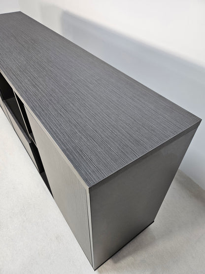 Modern Grey Oak Executive Cupboard - 1600mm - WKO-S0116