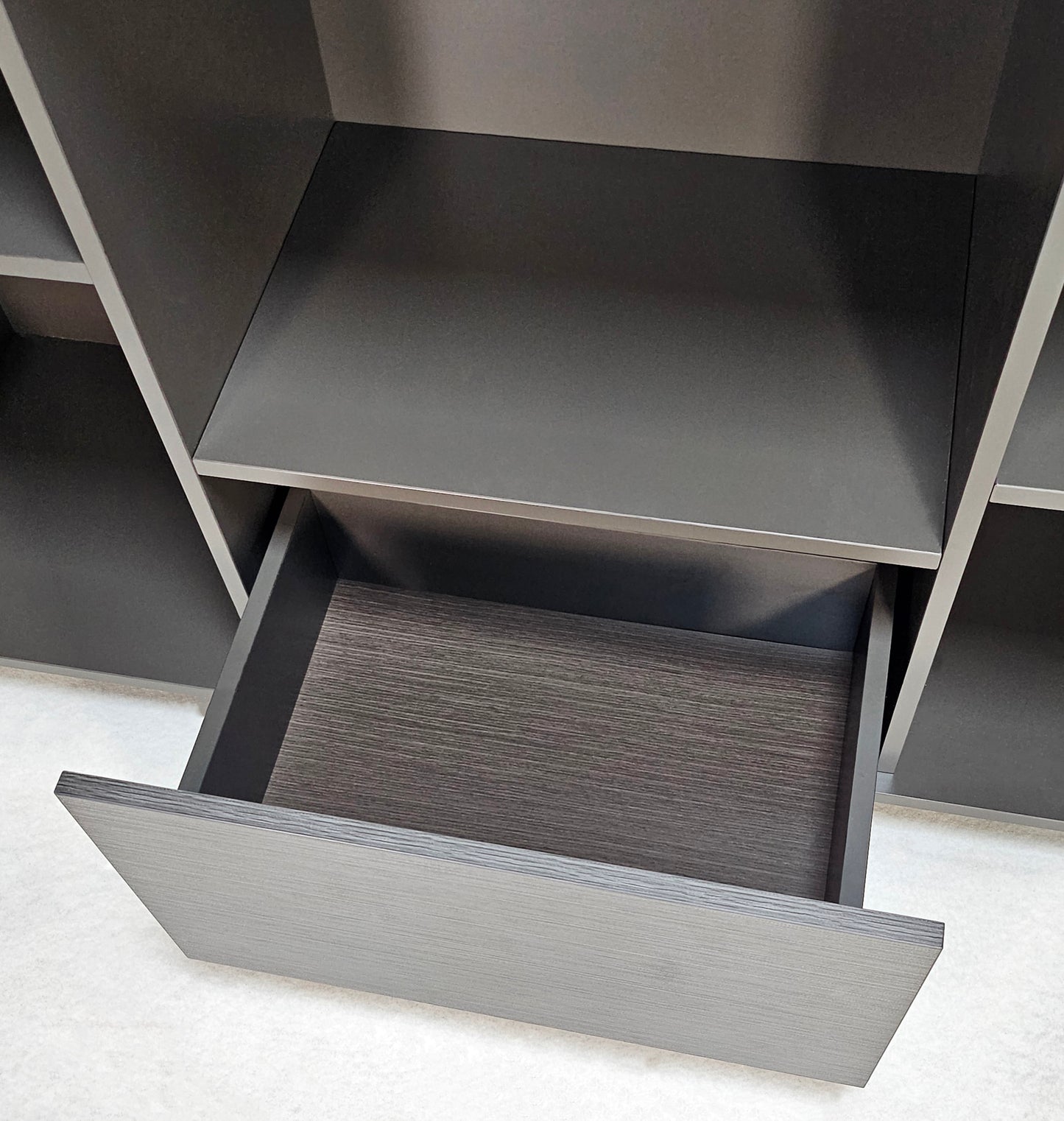 Modern Grey Oak Executive Cupboard - 1600mm - WKO-S0116