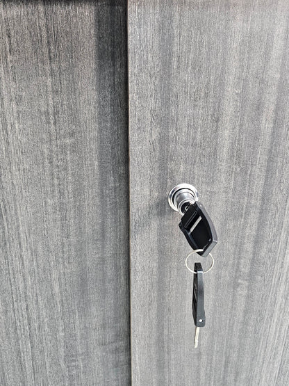 Modern Grey Oak Sliding Door Low Storage Cupboard - CF-750P